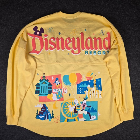 NWT Disney Disneyland Resort Play in Parks Yellow Spirit Jersey Size S - Picture 1 of 11
